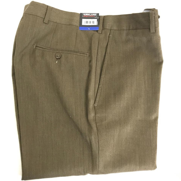 Kirkland Signature Other - Kirkland Signature Mens 100% WOOL PANT, Brown